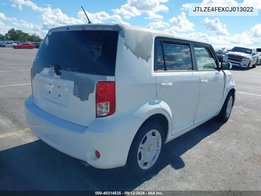 2012 Scion Xb VIN: JTLZE4FEXCJ013022 Lot: 40314535