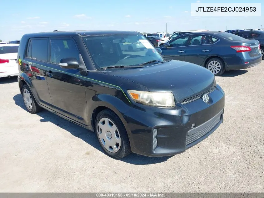 2012 Scion Xb VIN: JTLZE4FE2CJ024953 Lot: 40319155