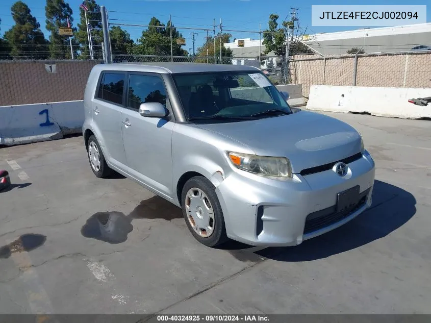 2012 Scion Xb VIN: JTLZE4FE2CJ002094 Lot: 40324925