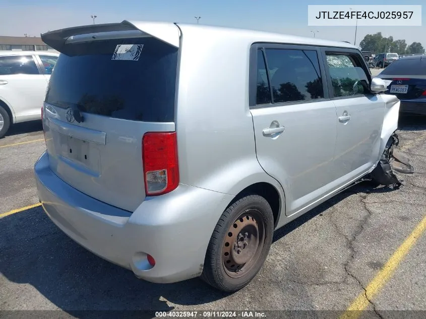 2012 Scion Xb VIN: JTLZE4FE4CJ025957 Lot: 40325947