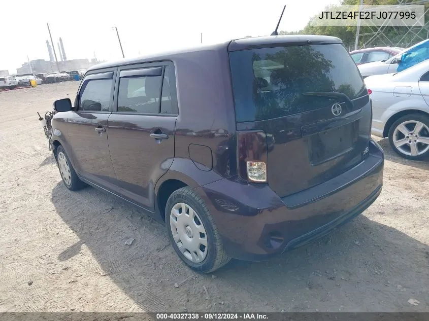 2015 Scion Xb VIN: JTLZE4FE2FJ077995 Lot: 40327338