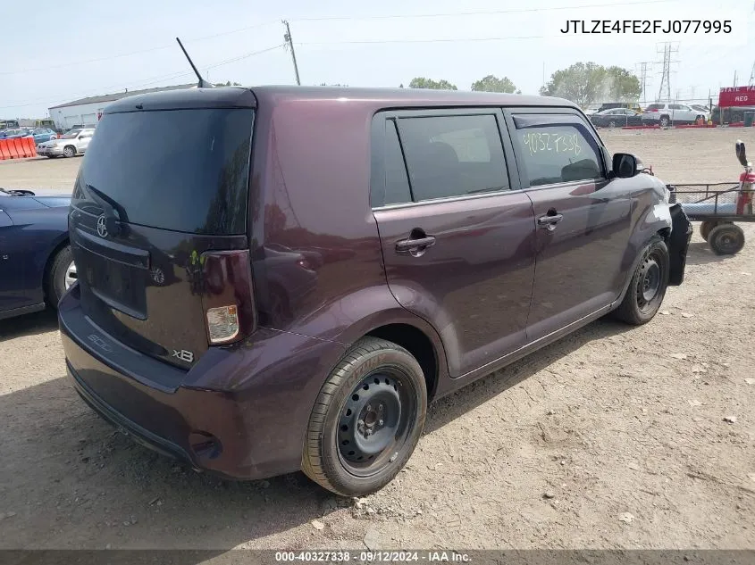 JTLZE4FE2FJ077995 2015 Scion Xb