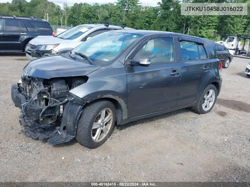 2008 Scion Xd VIN: JTKKU10458J016022 Lot: 40165415