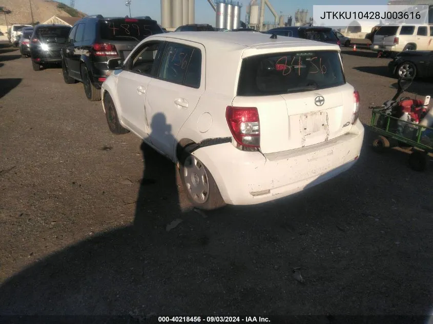 2008 Scion Xd VIN: JTKKU10428J003616 Lot: 40218456