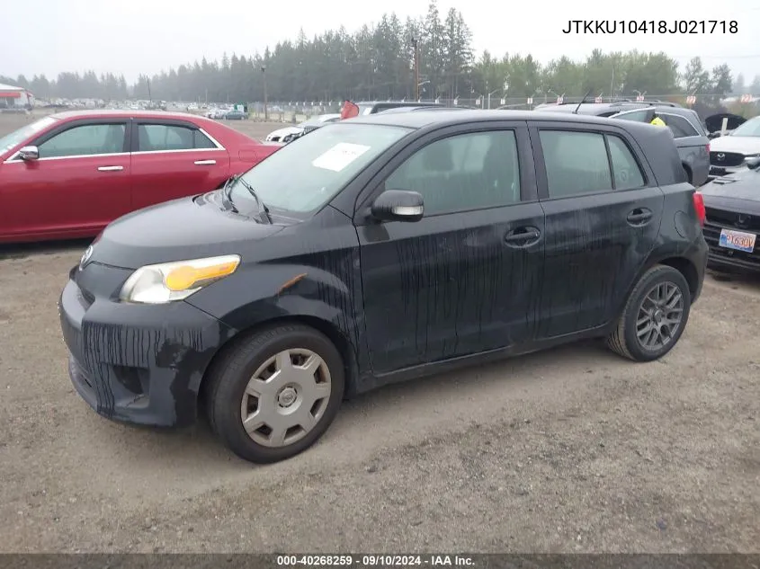 2008 Scion Xd VIN: JTKKU10418J021718 Lot: 40268259