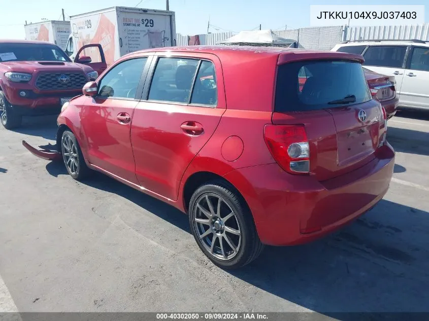 JTKKU104X9J037403 2009 Scion Xd