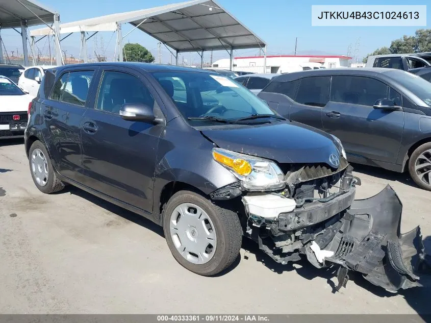 JTKKU4B43C1024613 2012 Scion Xd