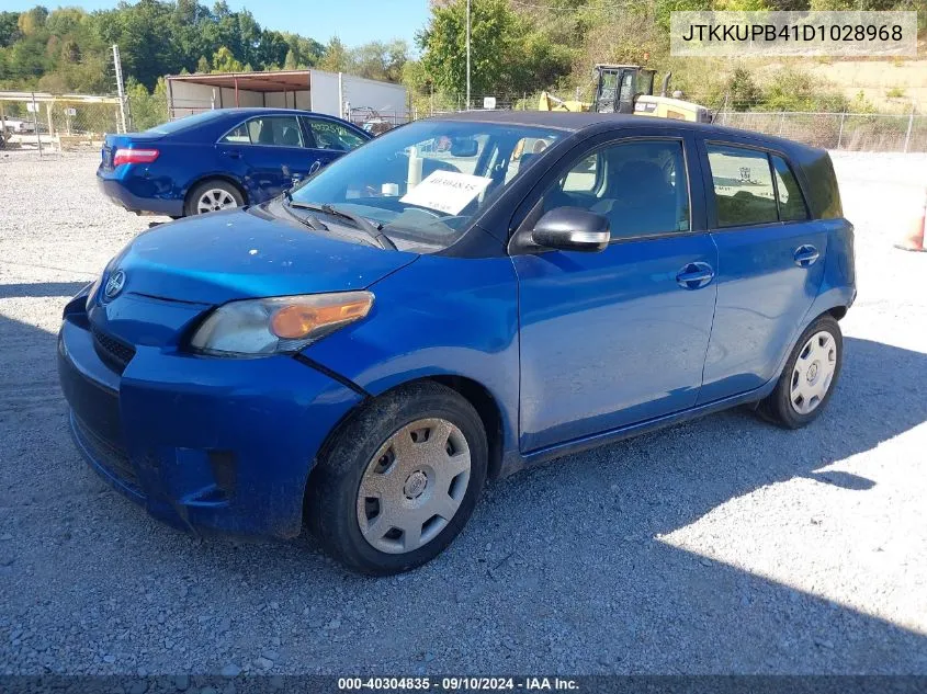 2013 Scion Xd VIN: JTKKUPB41D1028968 Lot: 40304835