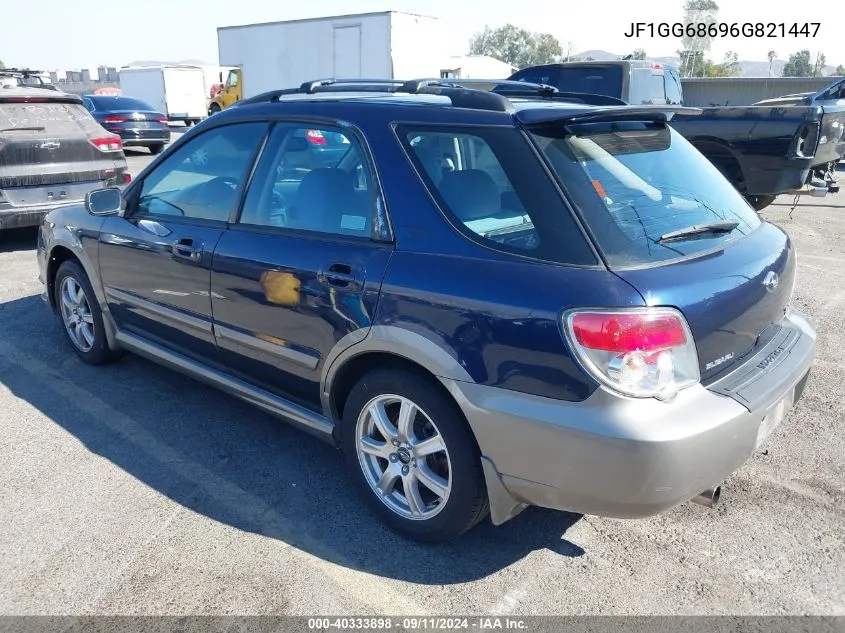 2006 Subaru Impreza Outback Sport VIN: JF1GG68696G821447 Lot: 40333898