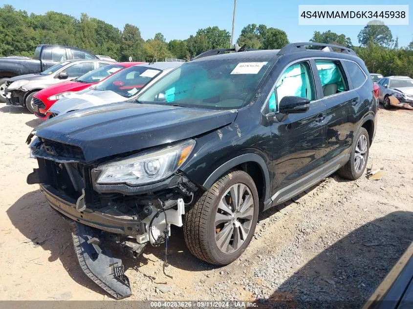 4S4WMAMD6K3445938 2019 Subaru Ascent Limited