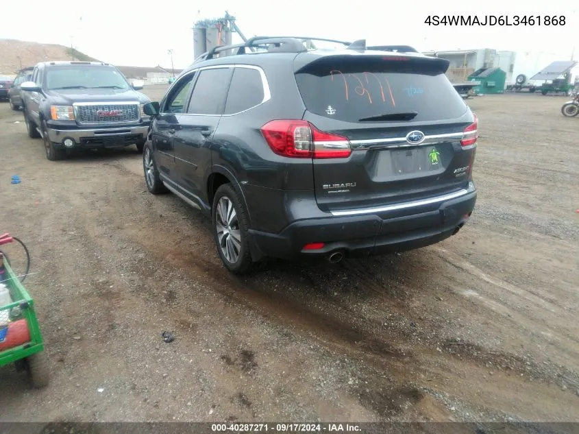 4S4WMAJD6L3461868 2020 Subaru Ascent Limited