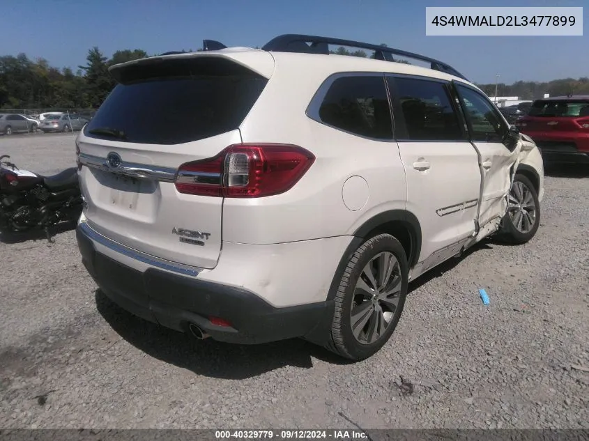 2020 Subaru Ascent Limited VIN: 4S4WMALD2L3477899 Lot: 40329779