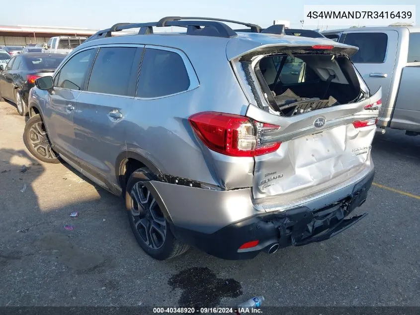 4S4WMAND7R3416439 2024 Subaru Ascent Limited