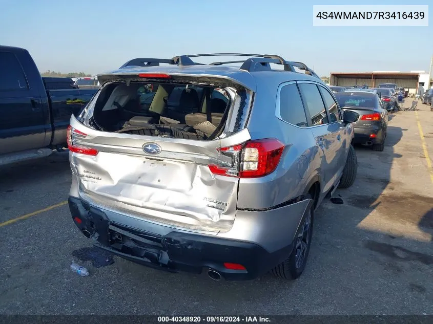 4S4WMAND7R3416439 2024 Subaru Ascent Limited