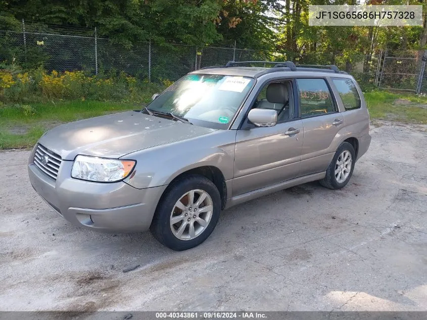 2006 Subaru Forester 2.5X VIN: JF1SG65686H757328 Lot: 40343861