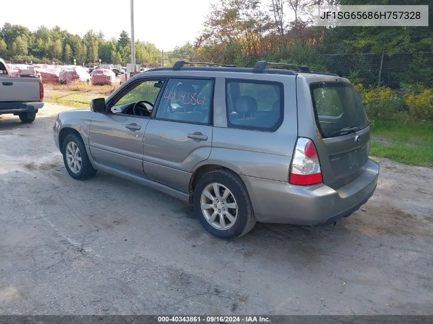 2006 Subaru Forester 2.5X VIN: JF1SG65686H757328 Lot: 40343861