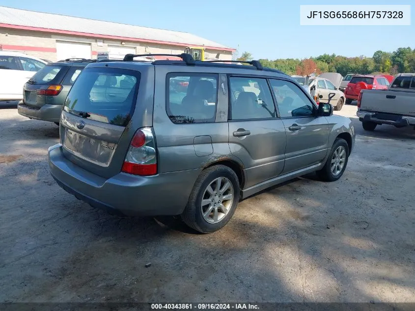 2006 Subaru Forester 2.5X VIN: JF1SG65686H757328 Lot: 40343861