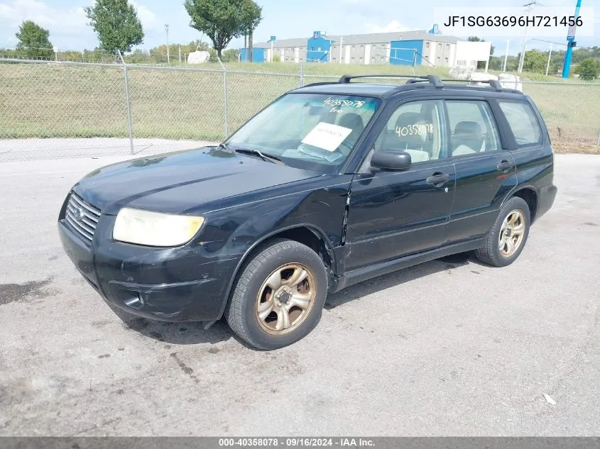 2006 Subaru Forester 2.5X VIN: JF1SG63696H721456 Lot: 40358078