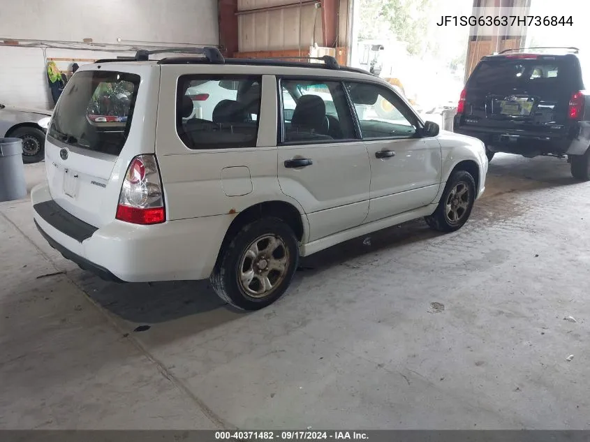 2007 Subaru Forester Sports 2.5X VIN: JF1SG63637H736844 Lot: 40371482