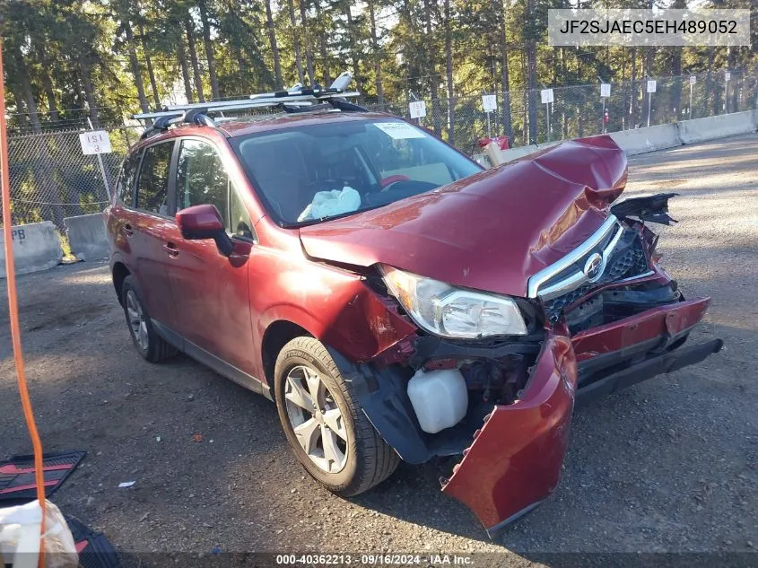 2014 Subaru Forester 2.5I Premium VIN: JF2SJAEC5EH489052 Lot: 40362213