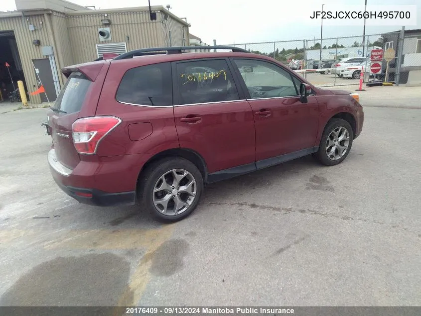 2016 Subaru Forester 2.5I VIN: JF2SJCXC6GH495700 Lot: 20176409