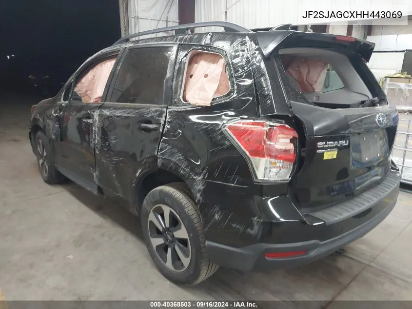 JF2SJAGCXHH443069 2017 Subaru Forester 2.5I Premium