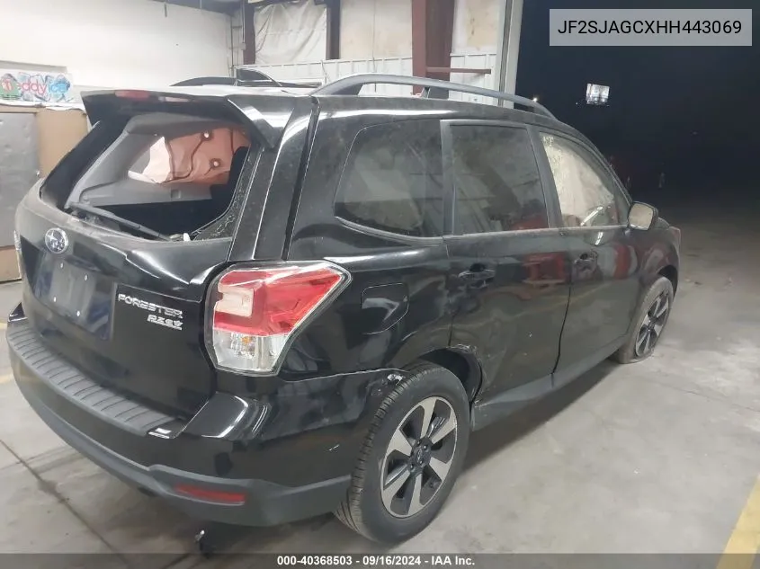 JF2SJAGCXHH443069 2017 Subaru Forester 2.5I Premium