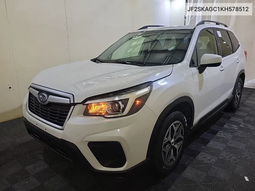 2019 Subaru Forester Premium VIN: JF2SKAGC1KH578512 Lot: 40383523