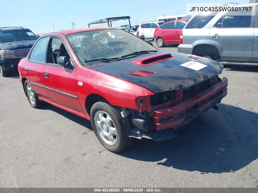 1998 Subaru Impreza L VIN: JF1GC4355WG501797 Lot: 40245280