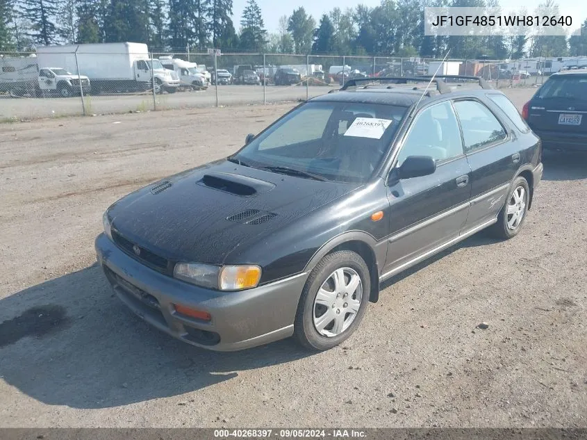 1998 Subaru Impreza Outback VIN: JF1GF4851WH812640 Lot: 40268397