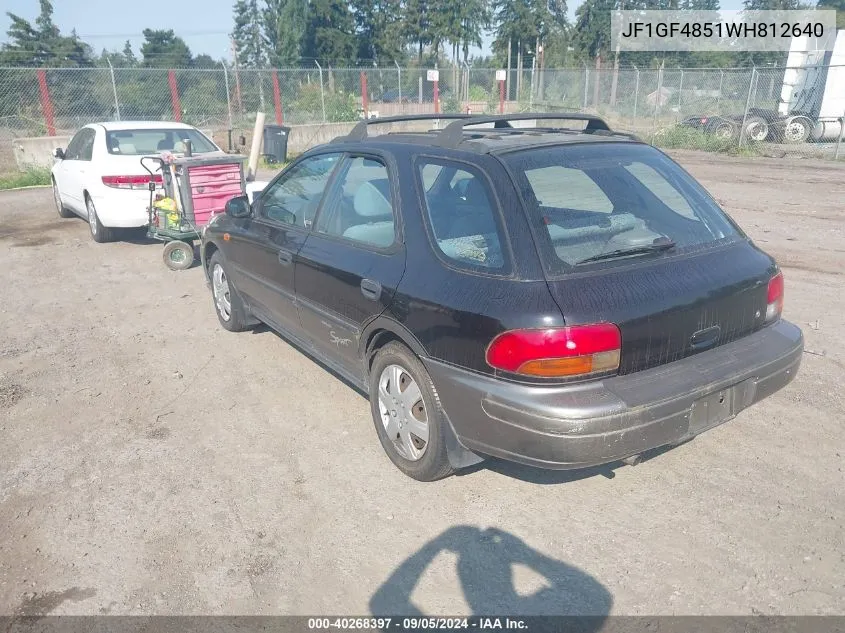 1998 Subaru Impreza Outback VIN: JF1GF4851WH812640 Lot: 40268397