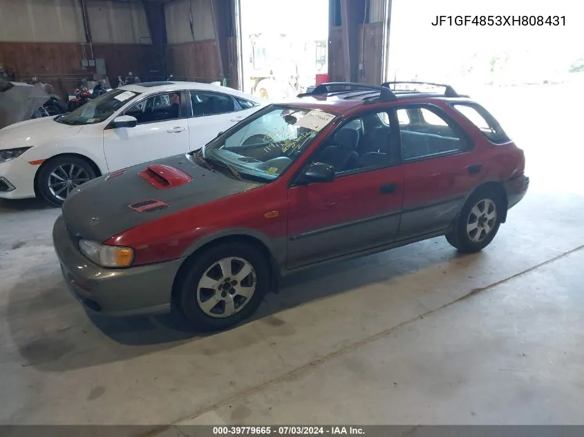 1999 Subaru Impreza Outback Sport VIN: JF1GF4853XH808431 Lot: 39779665