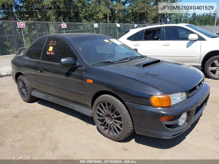 1999 Subaru Impreza 2.5Rs VIN: JF1GM6750XG401529 Lot: 39878402