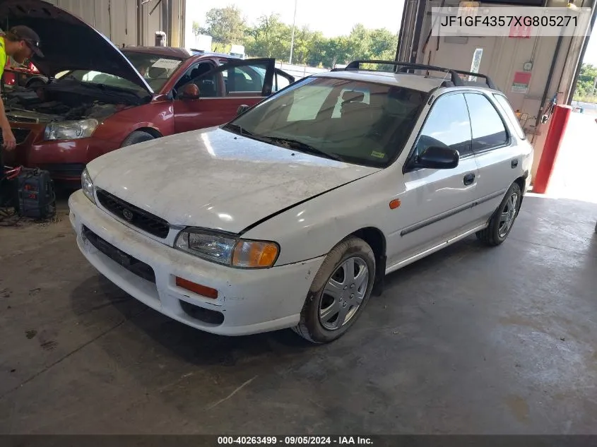 1999 Subaru Impreza L VIN: JF1GF4357XG805271 Lot: 40263499