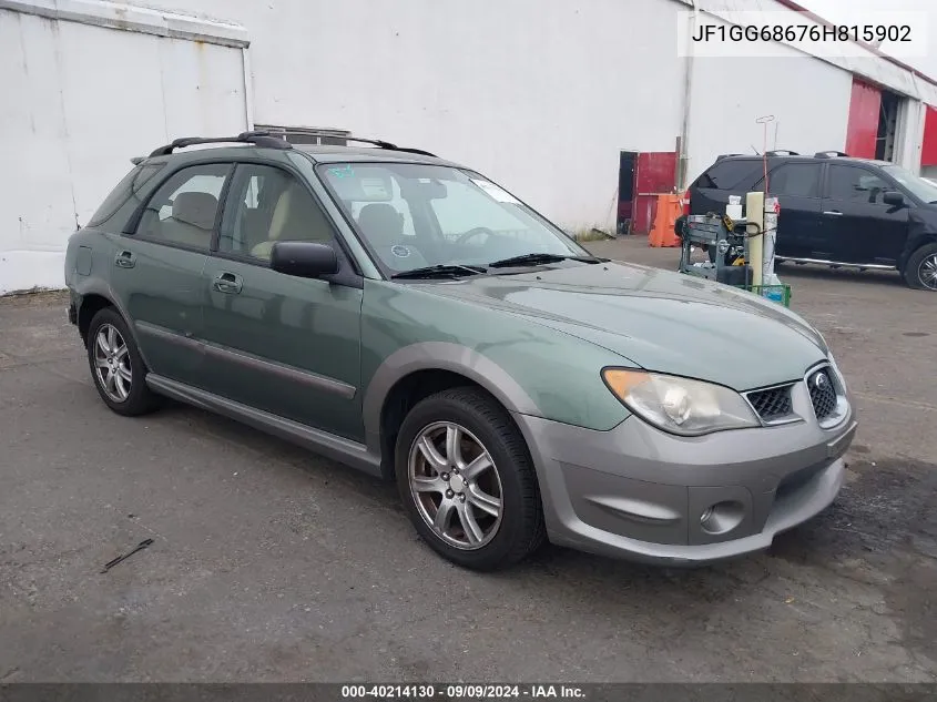 JF1GG68676H815902 2006 Subaru Impreza Outback Sport