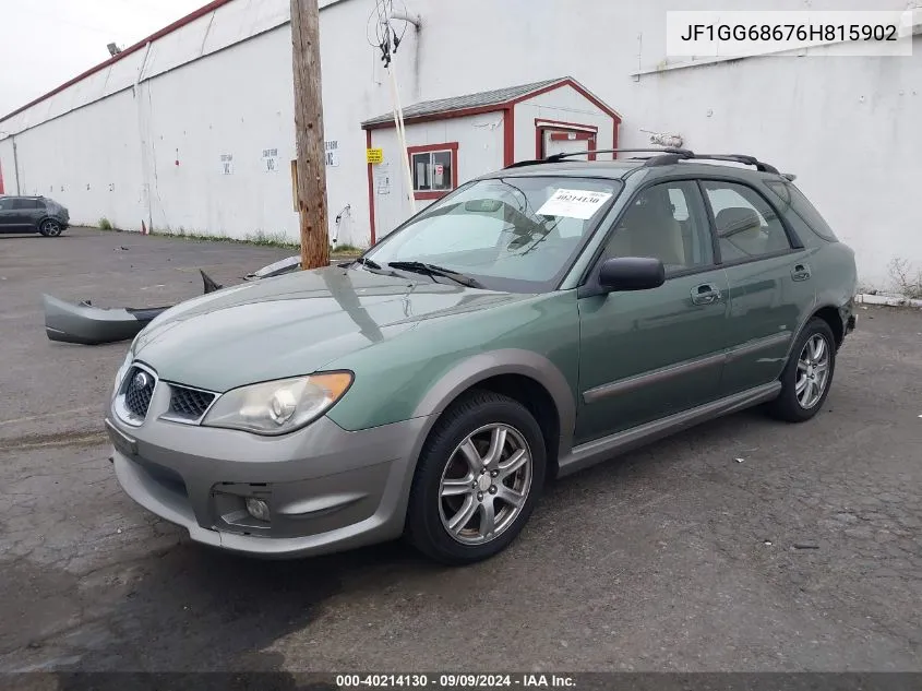 JF1GG68676H815902 2006 Subaru Impreza Outback Sport