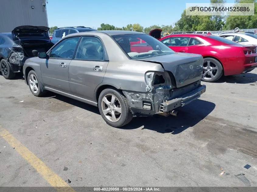 2006 Subaru Impreza 2.5I VIN: JF1GD67666H525886 Lot: 40220058