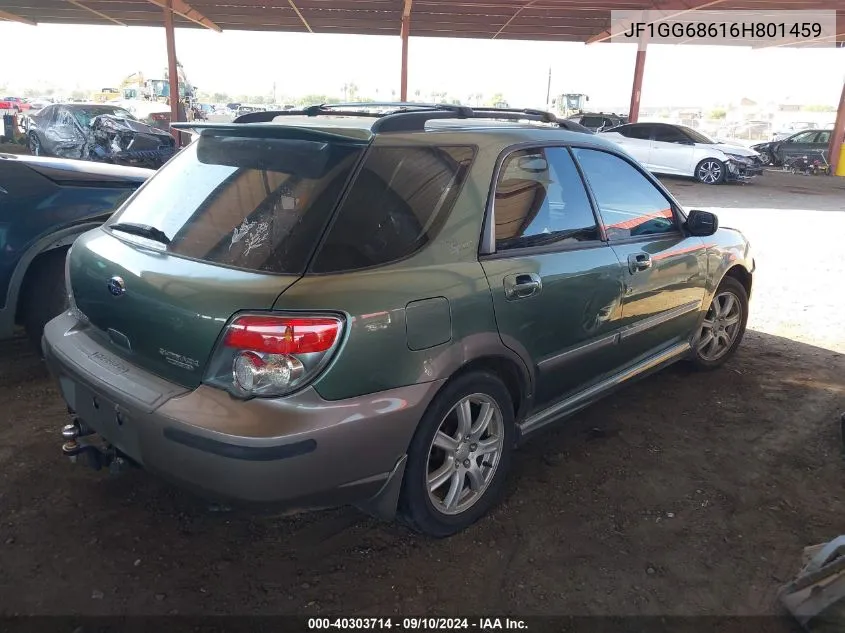 2006 Subaru Impreza Outback Sport Outback Sport/Outback Spc VIN: JF1GG68616H801459 Lot: 40303714