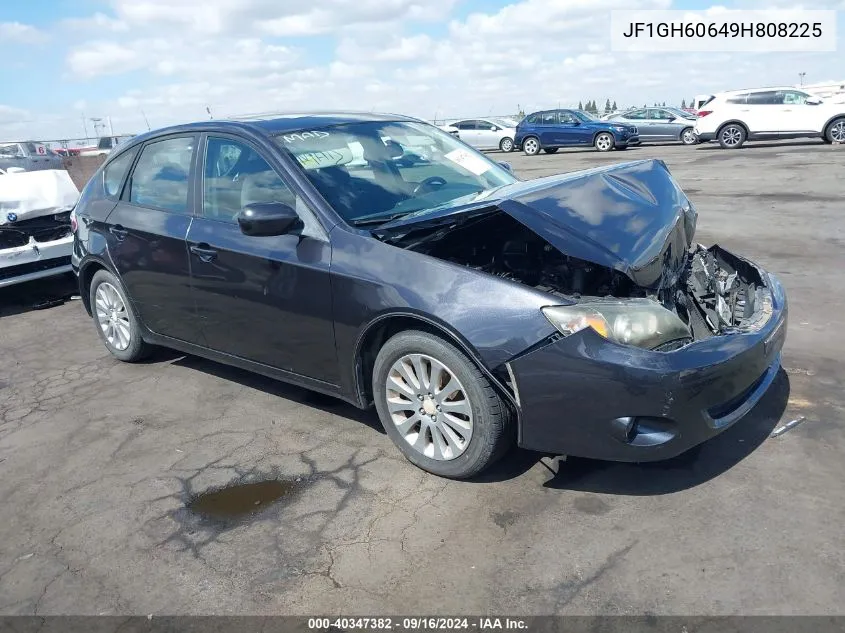 2009 Subaru Impreza 2.5I VIN: JF1GH60649H808225 Lot: 40347382