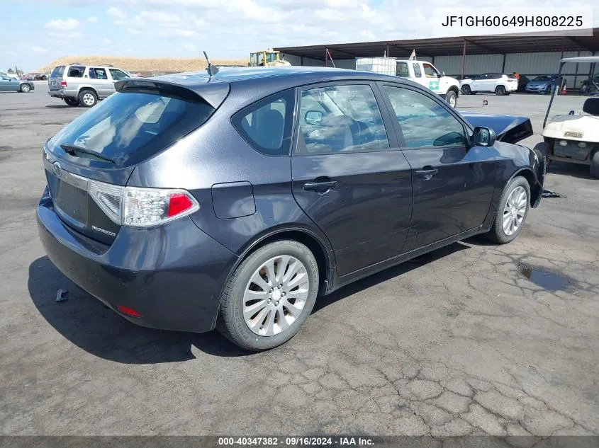 JF1GH60649H808225 2009 Subaru Impreza 2.5I