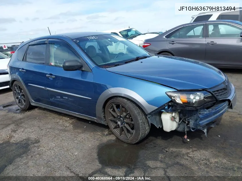 2009 Subaru Impreza Outback Sport VIN: JF1GH63679H813494 Lot: 40368564