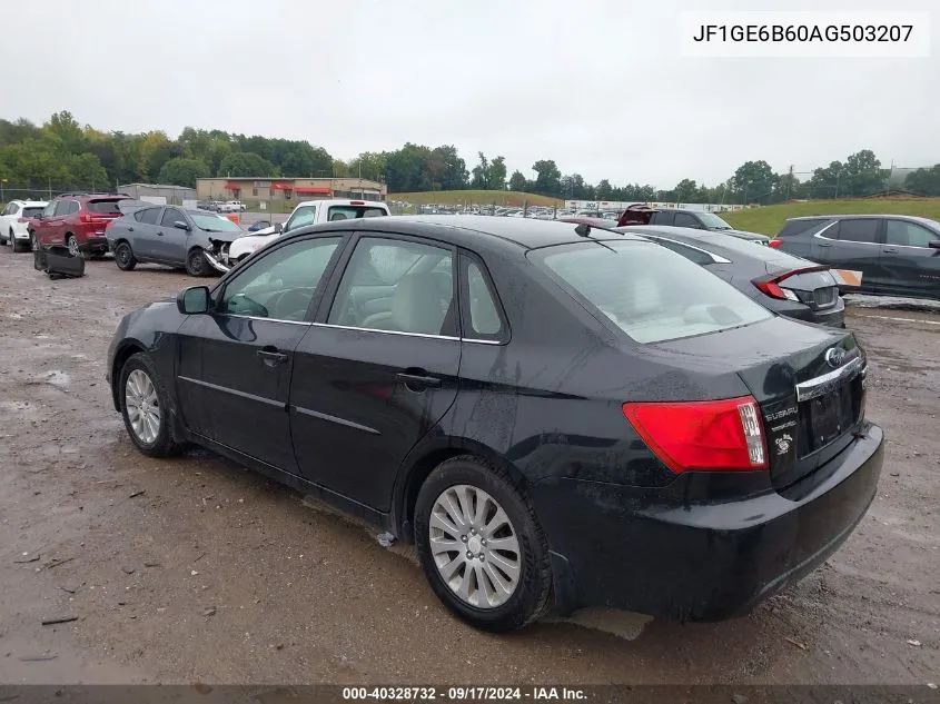 2010 Subaru Impreza 2.5I Premium VIN: JF1GE6B60AG503207 Lot: 40328732