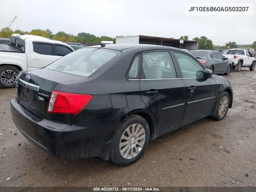 2010 Subaru Impreza 2.5I Premium VIN: JF1GE6B60AG503207 Lot: 40328732