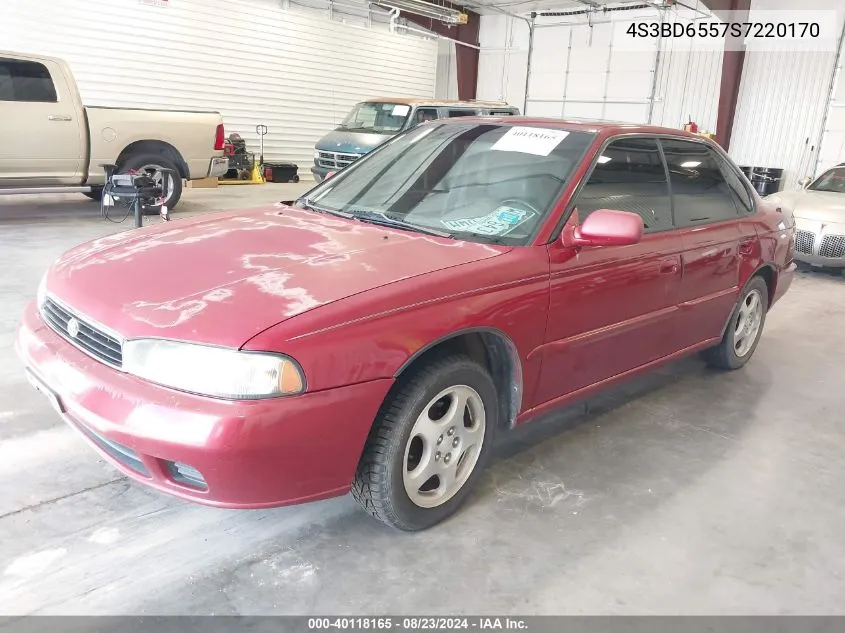 1995 Subaru Legacy Ls/Lsi VIN: 4S3BD6557S7220170 Lot: 40118165