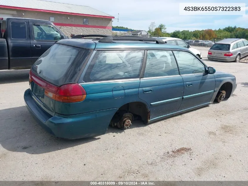 1995 Subaru Legacy Ls/Lsi VIN: 4S3BK6550S7322383 Lot: 40318009