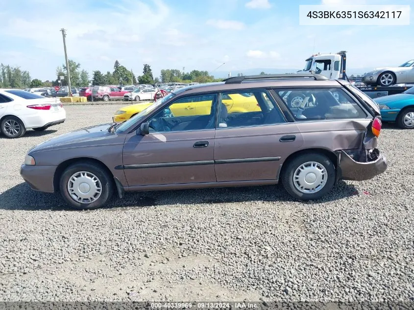 4S3BK6351S6342117 1995 Subaru Legacy L/Outback