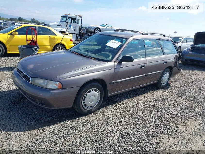 4S3BK6351S6342117 1995 Subaru Legacy L/Outback