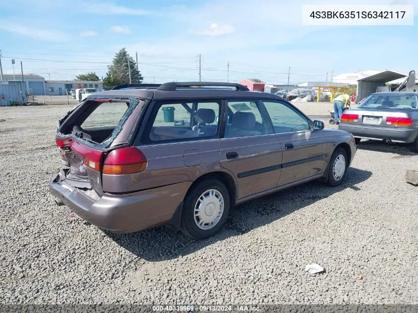 4S3BK6351S6342117 1995 Subaru Legacy L/Outback