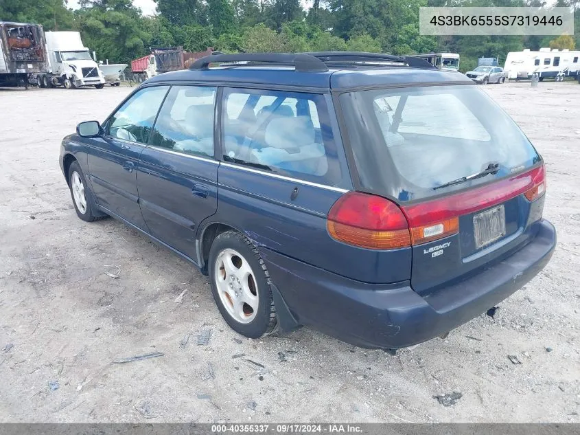 1995 Subaru Legacy Ls/Lsi VIN: 4S3BK6555S7319446 Lot: 40355337