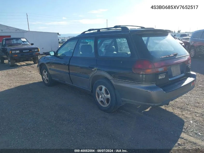 1997 Subaru Legacy Outback/Outback Limited VIN: 4S3BG685XV7652517 Lot: 40052004